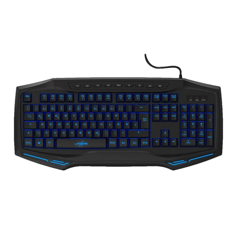 uRage Reaper 111 Gaming Mouse + Exodus 300 Gaming Keyboard Bundle , 7000 DPI Optical Mouse | 500Hz Polling , 6 Programmable Buttons , RGB Lighting , Illuminated Wired Keyboard , USB – Black - 3
