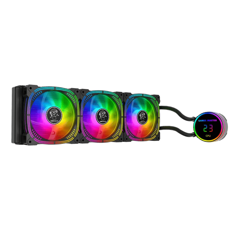مبرد Games Master LI360 360mm AIO سائل أسود - 2