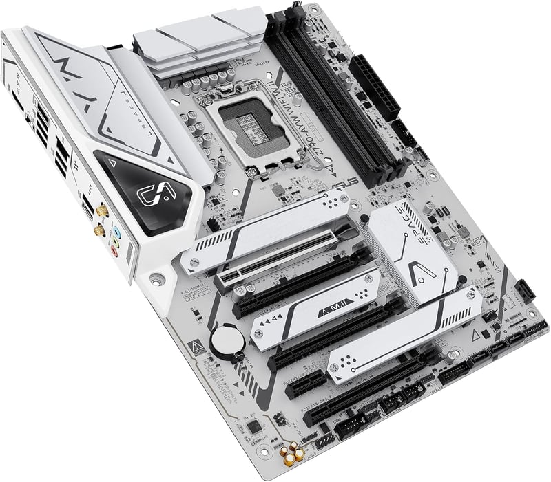 مذربورد أسوس Z790-AYW WiFi W II لمعالجات LGA 1700 مقاس ATX مع DDR5 و PCIe 5.0 و Wi-Fi 6 - 5