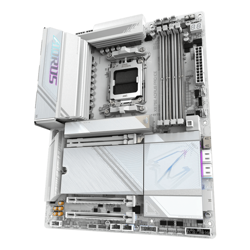 لوحة أم Gigabyte Aorus Pro Ice X870E AM5 ATX DDR5 - 6