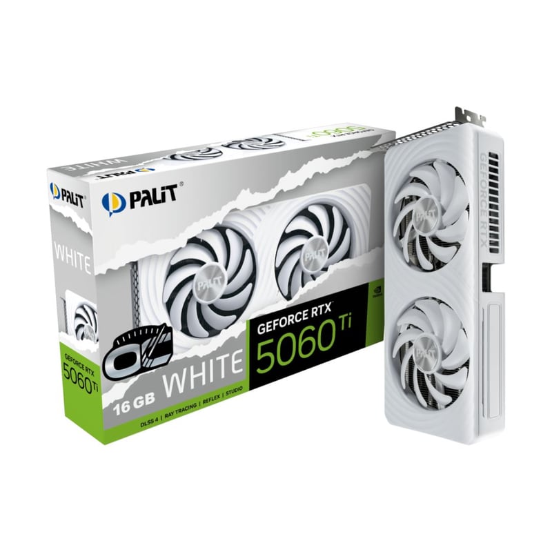 Palit GeForce RTX™ 5060 Ti Dual White OC - 16GB - 1