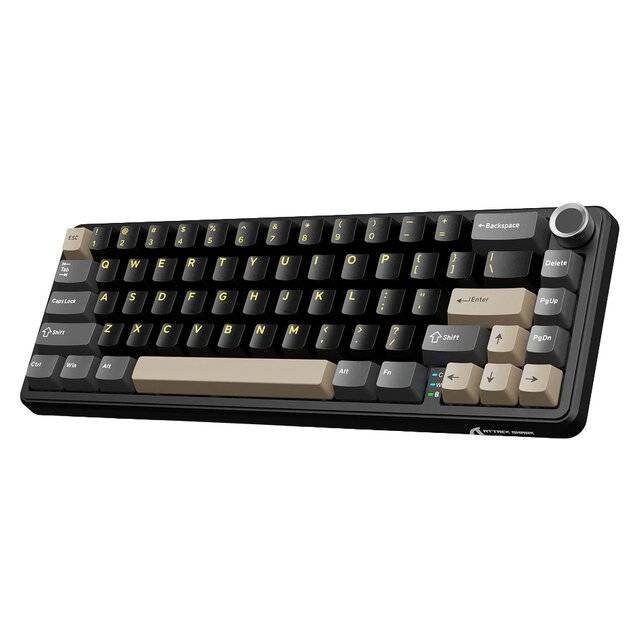 كيبورد Attack Shark X66 65% Hot-Swappable Dual-Mode RGB أسود - 1