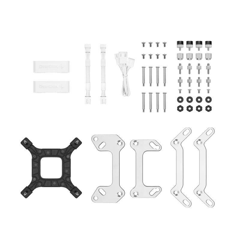 DeepCool LT520 WH 240mm AIO Liquid Cooler White - 6