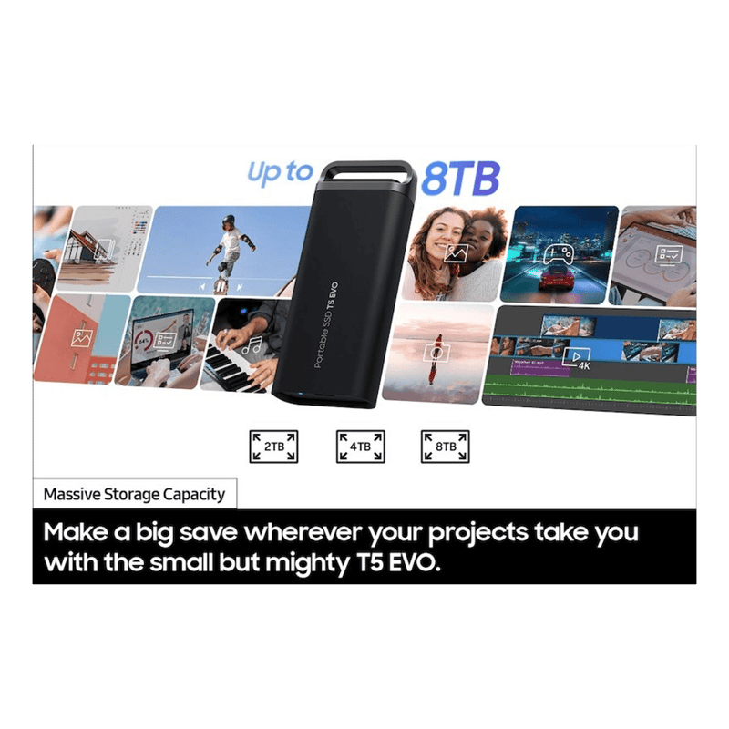 SSD سامسونج 990 Evo 2TB NVMe M.2 PCIe أسود - 5