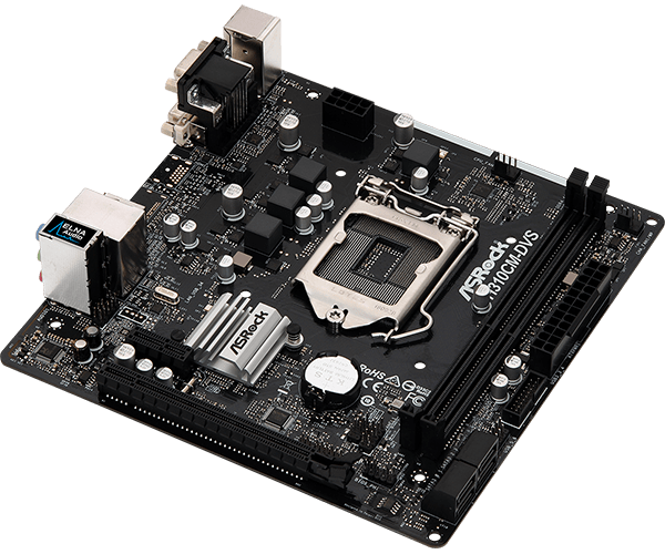 ASRock H310CM-DVS LGA 1151 Micro-ATX Motherboard - 4