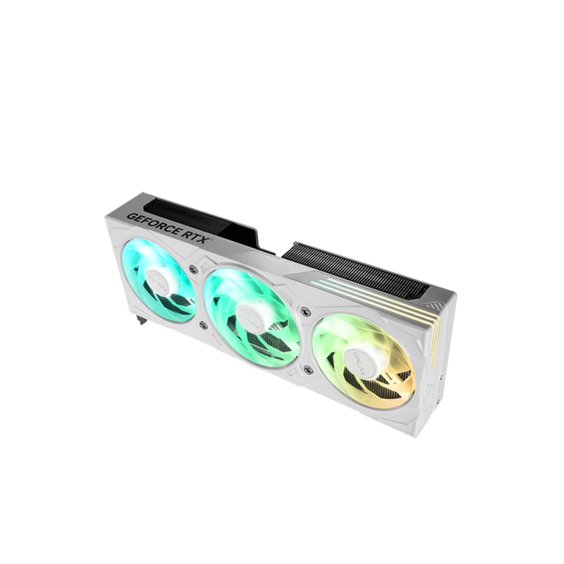 كارت شاشة GALAX GeForce RTX 5070 12GB GDDR7 Triple Fan RGB أبيض - 3