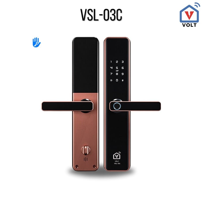 VSL 03C Waterproof Aluminum Alloy Smart Lock - 2