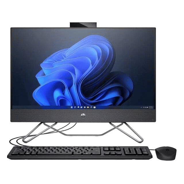 كمبيوتر مكتبي HP AIO 24-b1047ne شاشة 24 انج i7-1255U 8GB/512GB MX450 - 4