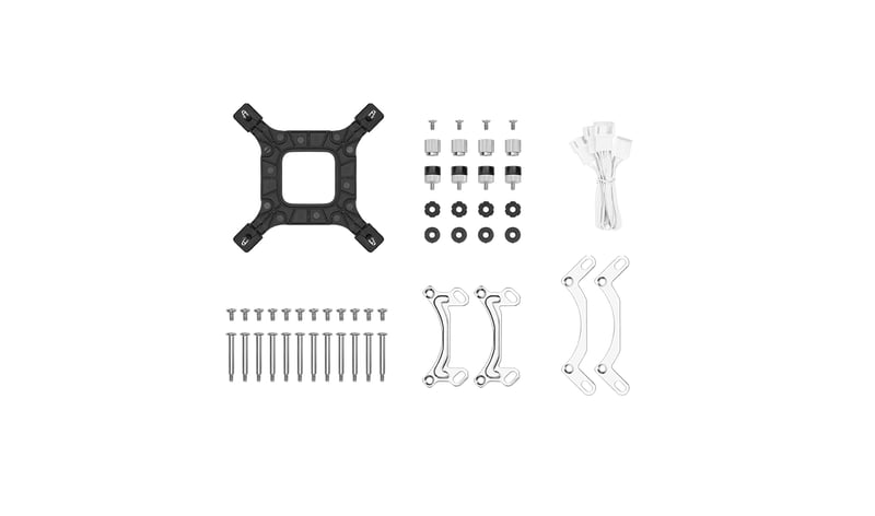 DeepCool LE720 WH 360mm ARGB AIO Liquid Cooler 250W TDP White - 7