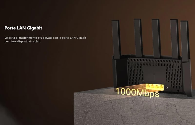 Tenda TX2L Pro AX1500 Dual-Band Gigabit Wi-Fi 6 Router - 3