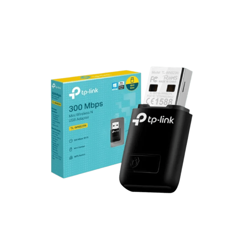 محول USB TP-Link TL-W823N 300Mbps USB-A - 2