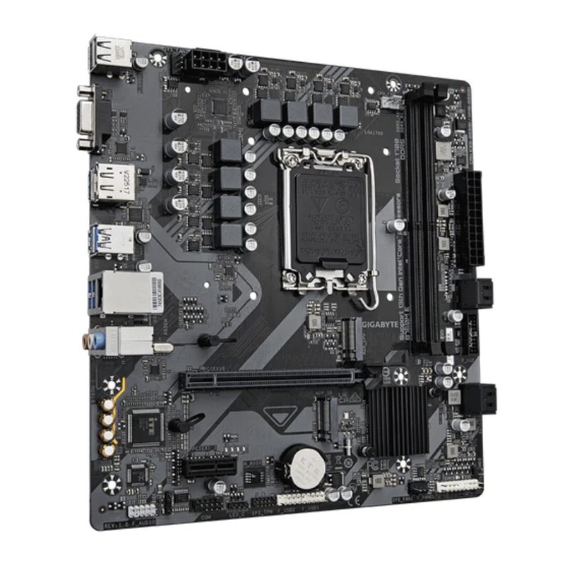 لوحة أم Gigabyte B760M E Intel B760 LGA1700 Micro-ATX أسود - 4