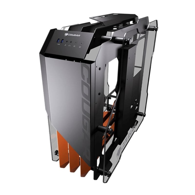 Cougar Blazer Mid-Tower ATX Case Aluminum Open-Frame Tempered Glass - 3