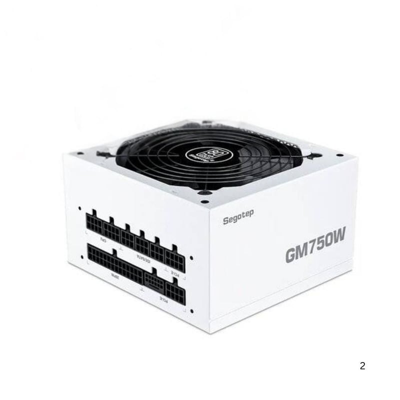 Segotep GM750W 750W 80+ Gold Full Modular ATX 3.0 PSU White - 2