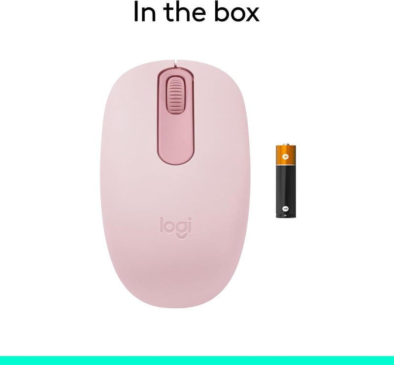 ماوس Logitech M196 1000 DPI لاسلكي رمادي - 26