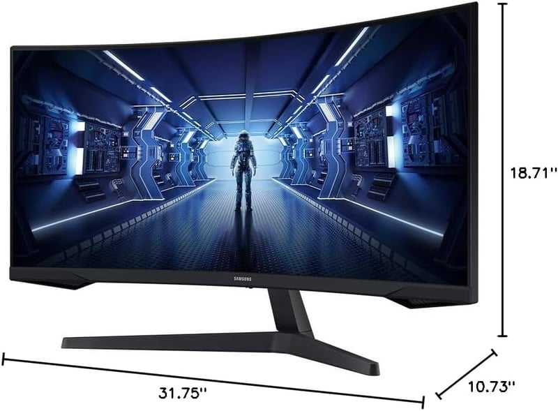 Samsung Odyssey G5 34" UWQHD 165Hz VA Curved Gaming Monitor - 4
