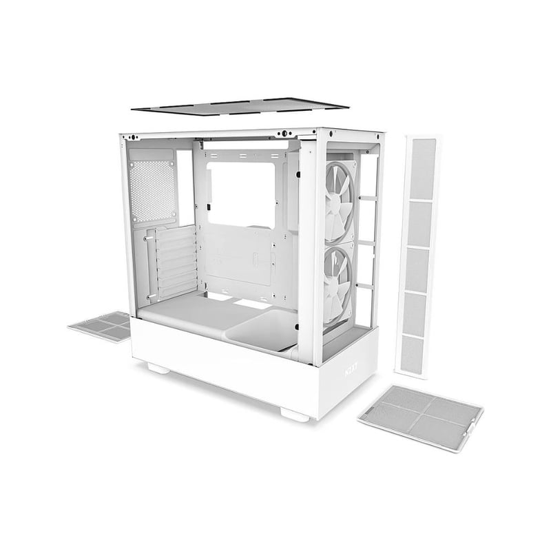 كيس NZXT H5 Elite Edition Mid-Tower ATX أبيض - 4