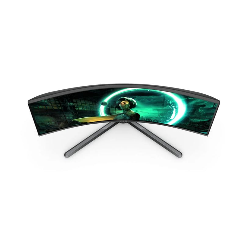 AOC G3 Series C32G3E 32" FHD 165Hz VA Curved Gaming Monitor - 4