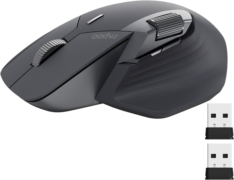 Rapoo MT760 Wireless Mouse 4000 DPI Black - 1