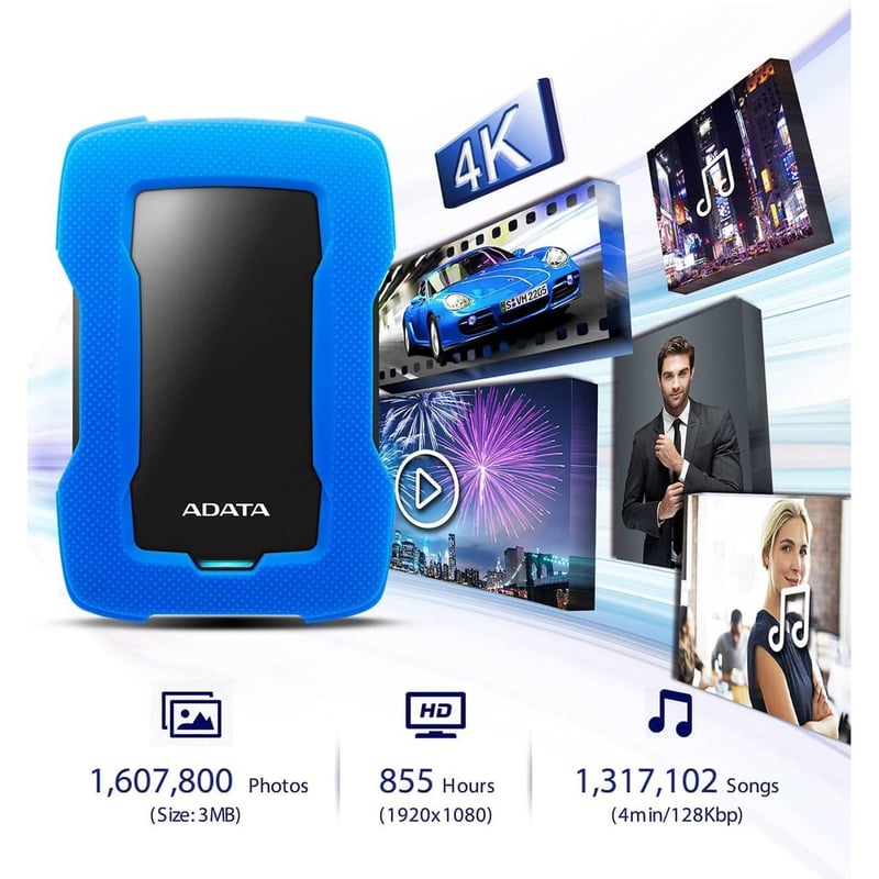 هارد خارجي ADATA HD330 1TB USB 3.2 - 9