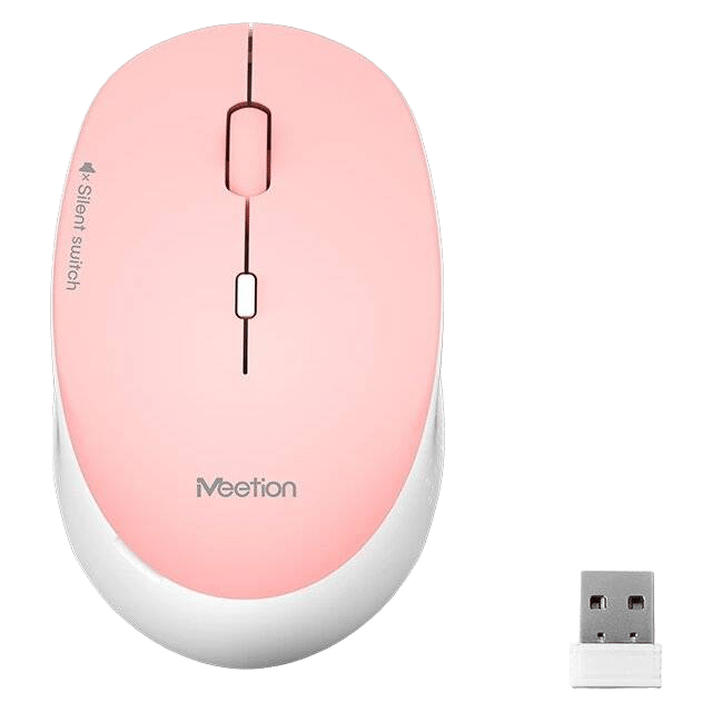 Meetion R570 Silent Wireless Mouse - Pink - 3