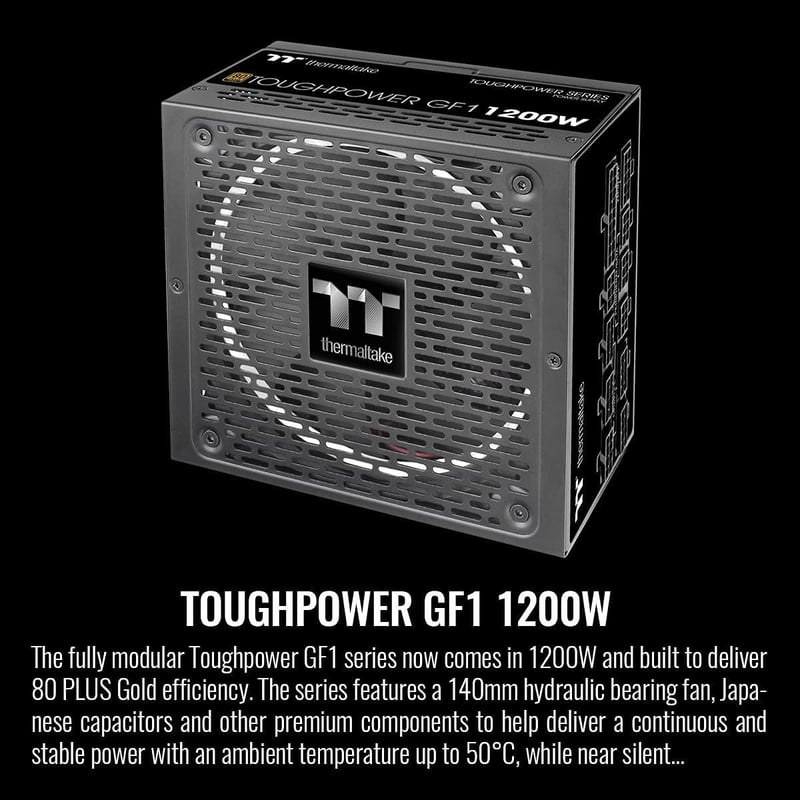 باور سبلاي Thermaltake Toughpower GF1 Plus 1200W 80+ Gold Fully Modular - 7