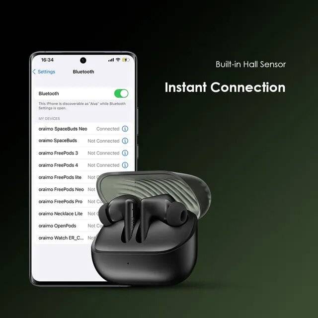 سماعات Oraimo OTW-323 سلكي أسود - 3
