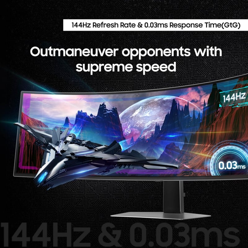 Samsung Odyssey OLED G9 49" DQHD 240Hz OLED Curved Gaming Monitor - 6