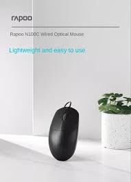 ماوس Rapoo N100 1000 DPI سلكي أسود - 3