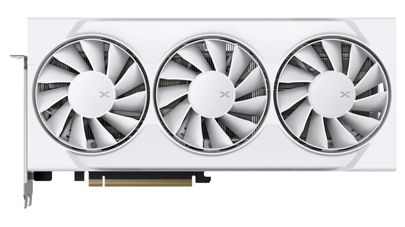 XFX Swift AMD Radeon RX 9060 XT OC White Triple Fan Gaming Edition 16GB Graphics Card - 4
