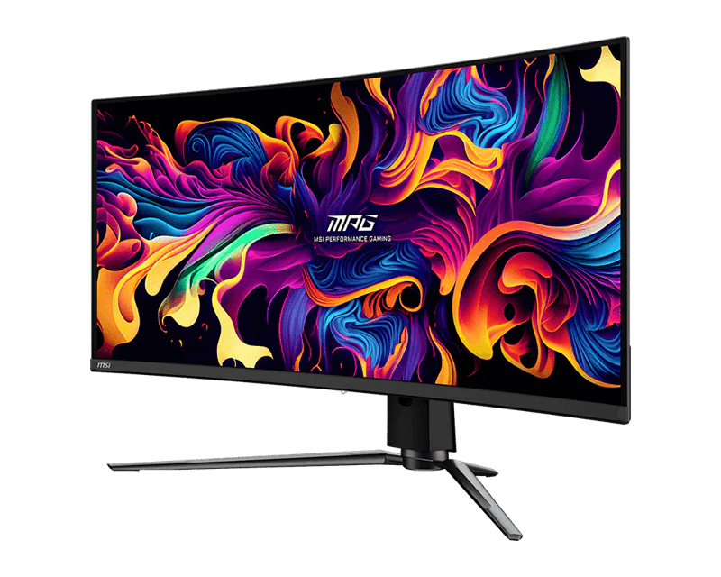MSI MPG 341CQPX QD-OLED 34" UWQHD 240Hz 0.03ms Curved Ultrawide Gaming Monitor - 4