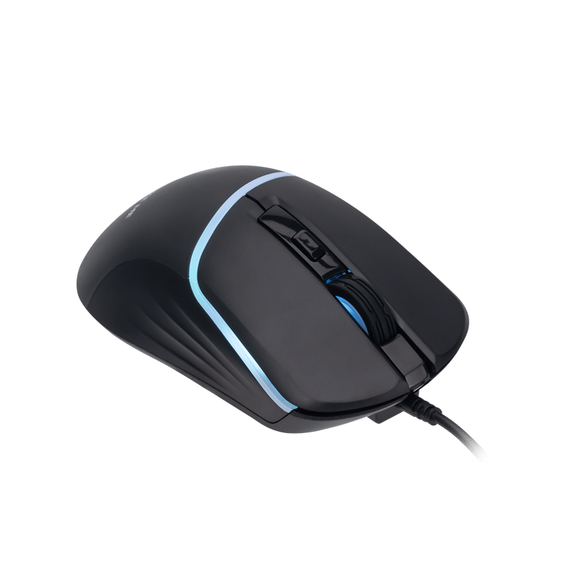 ماوس Xtrike Me GM-322 7200 DPI سلكي RGB أسود - 7