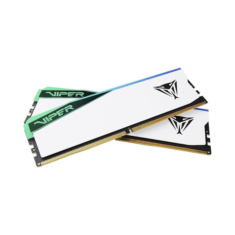 Viper Elite DDR5 32GB (2x16GB) 6000MHz RGB White Memory - 3