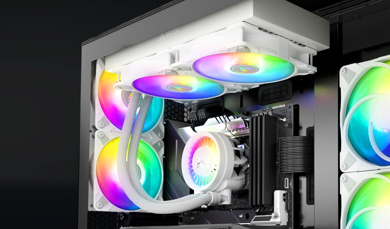 Arctic Liquid Freezer III 280 A-RGB 280mm AIO CPU Cooler White - 4