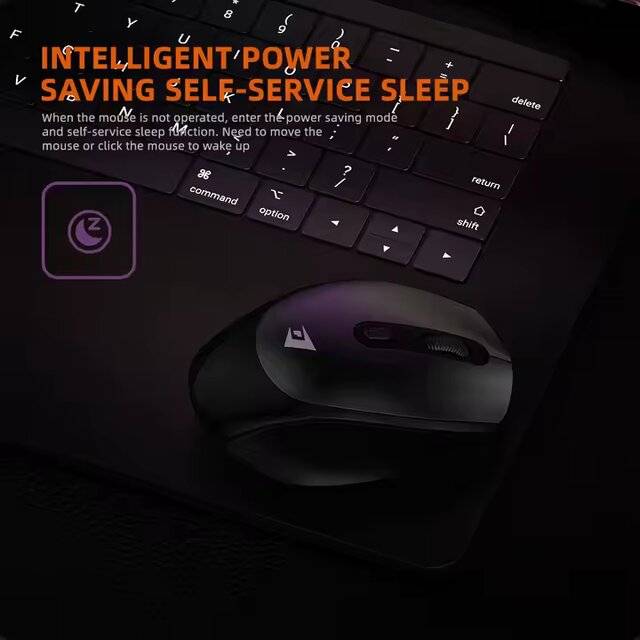 Jertech JR7 Wireless Mouse 2.4GHz 3200 DPI Pink - 2