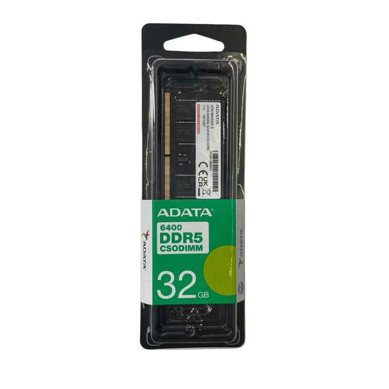 ADATA DDR5 32GB (1x32GB) 6400MHz SO-DIMM Laptop Memory - 2