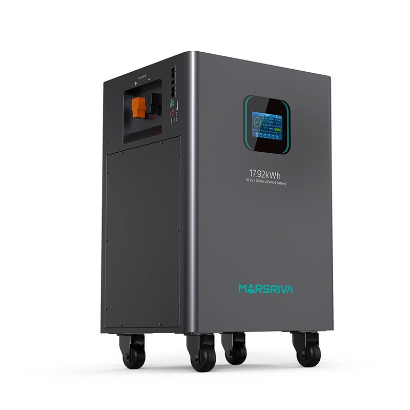 Marsriva 17.92kWh 48V LiFePO4 Battery MR-LFP48-350-WMD - 4