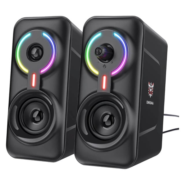 Onikuma L6 10W Bluetooth 5.0 RGB Speakers - 2