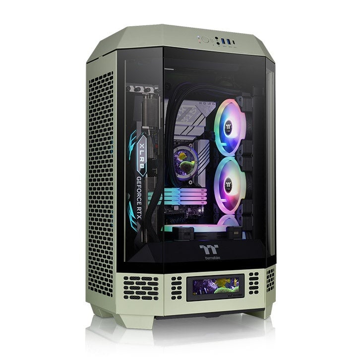 كيس Thermaltake The Tower 300 Micro-ATX Mini-ITX أزرق - 32