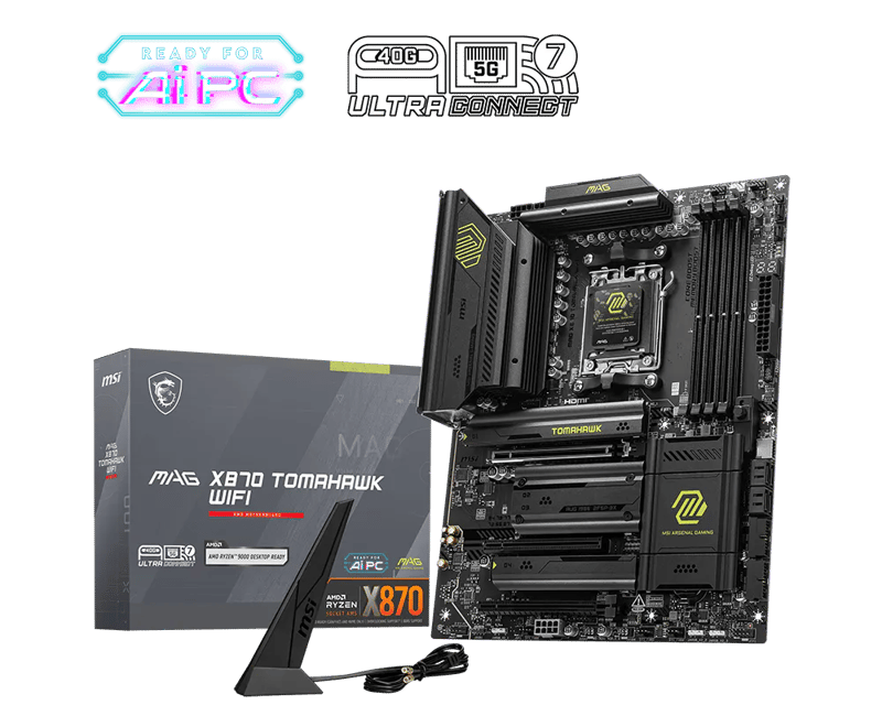 MSI MAG X870 TOMAHAWK WIFI AM5 ATX Motherboard - 1