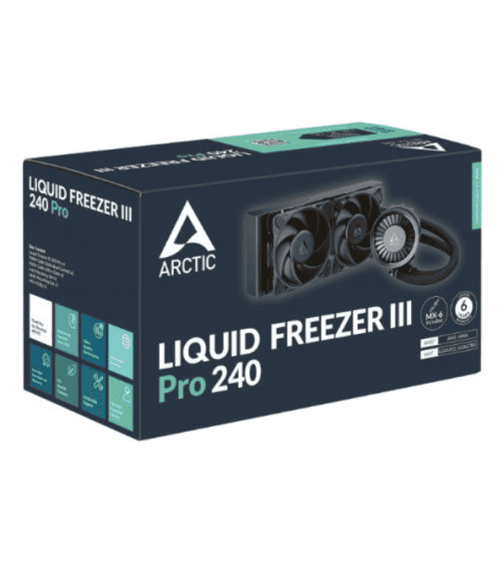 ARCTIC Liquid Freezer III 240 AIO Liquid Cooler 200W TDP AM4/AM5/LGA1700/1851 - 7