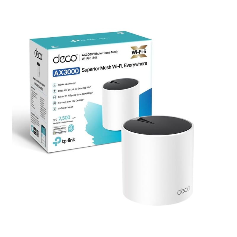 راوتر TP-Link Deco X55 AX3000 WiFi 6 Dual-Band 1‑Pack - 2