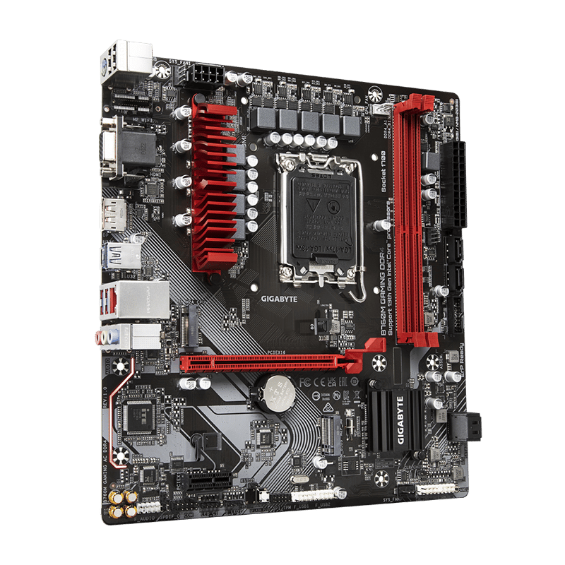 مذربورد جيجابايت B760M GAMING DDR4 لمعالجات LGA 1700 مقاس Micro-ATX مع شبكة 2.5GbE - 2