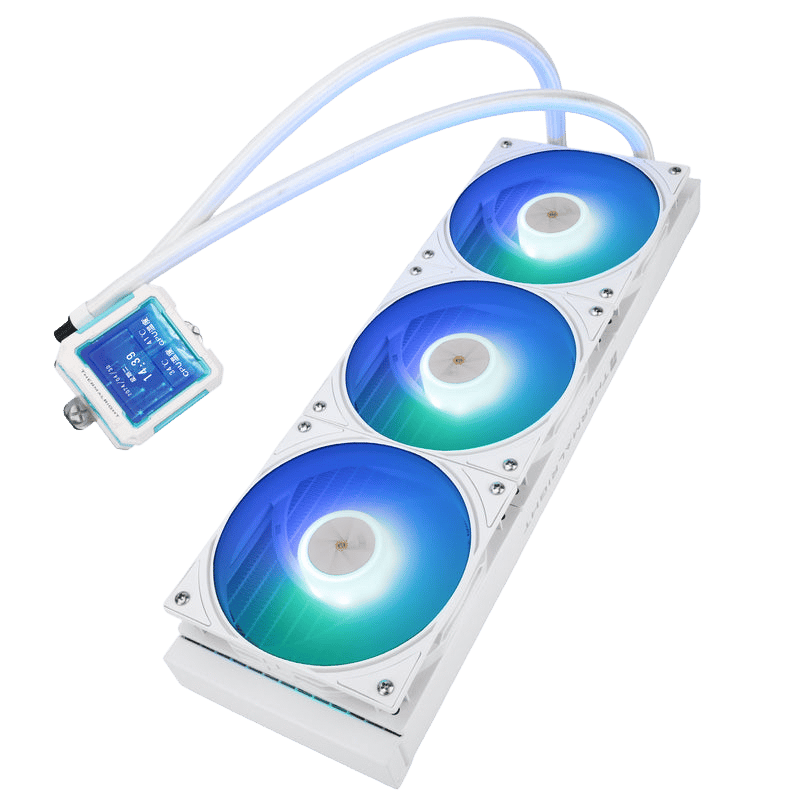Thermalright Frozen Warframe 360 ARGB AIO Liquid Cooler White - 9