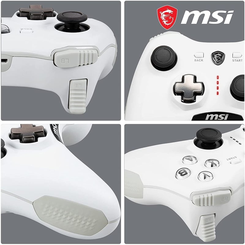 MSI Force GC20 V2 Wired Game Controller White - 14