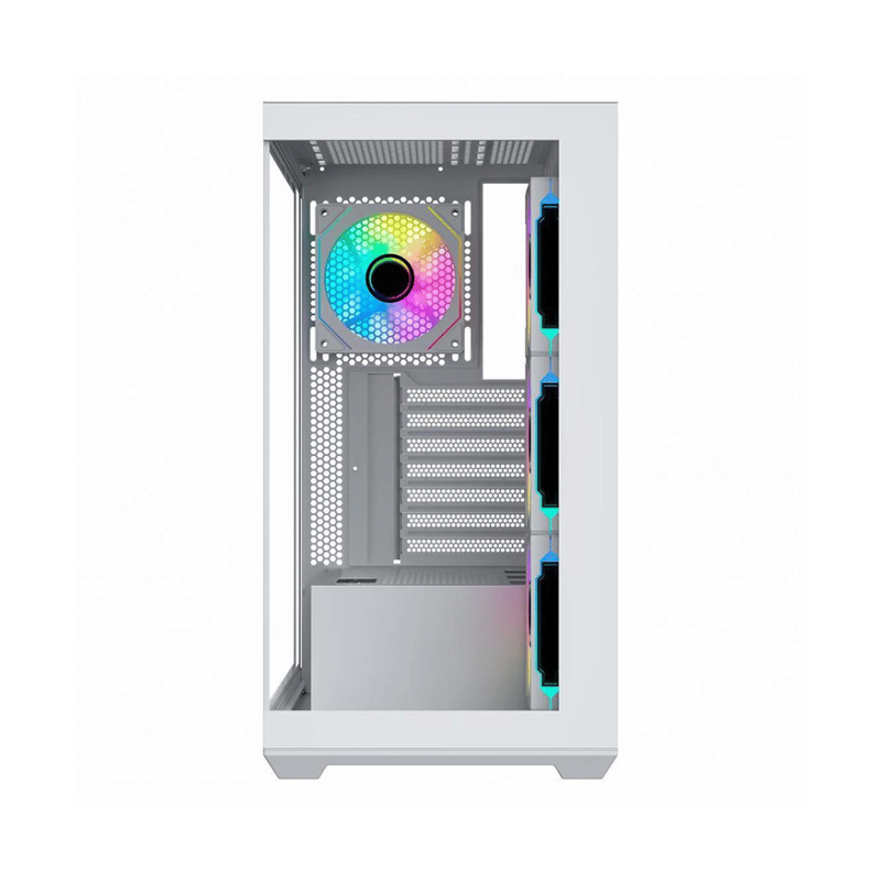 كيس SAMA SV01 Mid-Tower ATX أبيض زجاجي BTF - 4