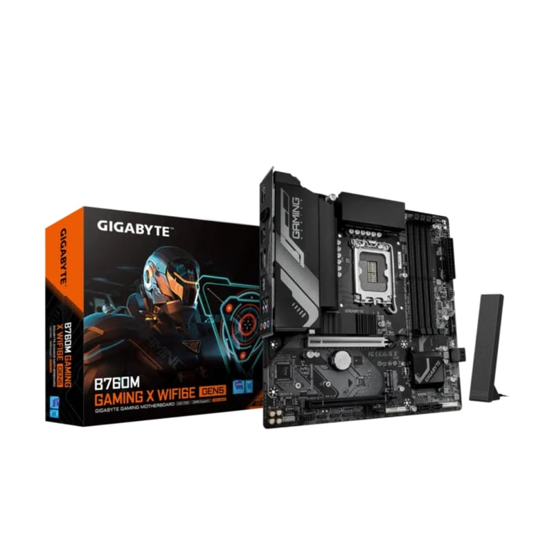 Gigabyte Gaming X B760 Micro-ATX LGA1700 DDR4 Motherboard - 1