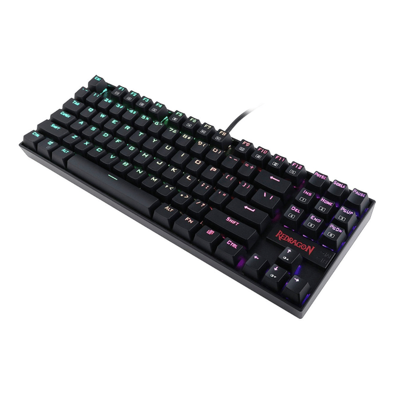 كيبورد Redragon Kumara K552-RGB 80% TKL ميكانيكي سلكي أسود - 5