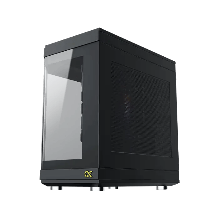 XIGMATEK Cubi ATX Case Black Tempered Glass Superior Airflow - 3