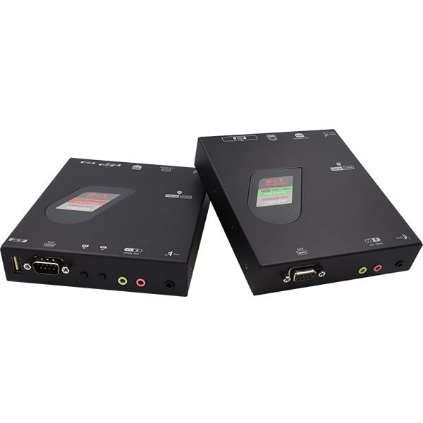 محول Rextron FXMS-M043 HDMI Fiber KVM Extender 1KM USB HID - 1